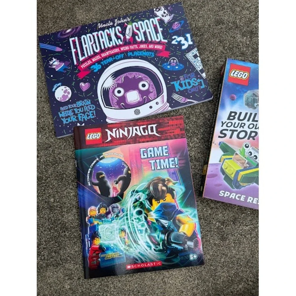 Space LEGO Ninjago Activity Book Set Bundle Multicolor Creative Play